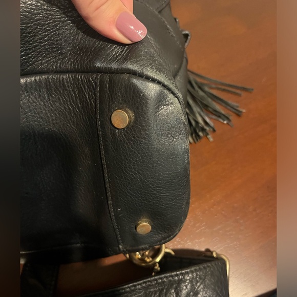 Lily Jade Shaylee Diaper Bag Black with gold hardware - Picture 6 of 9